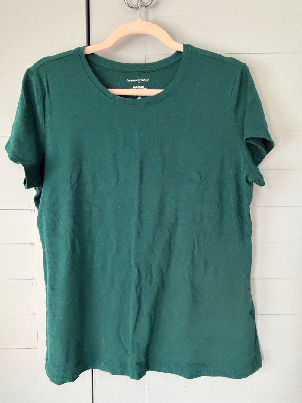 Banana Republic Short Sleeve Tees - Blue, Brown, White, Green, Dark Gray - Picture 5 of 6